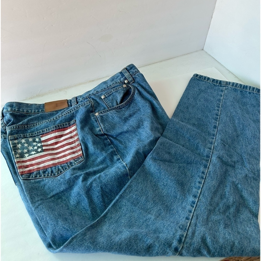 Tommy Hilfiger Size 16 American Flag Y2K - Picture 2 of 6